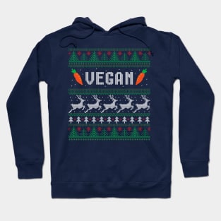 Vegan Ugly Christmas Sweater Hoodie